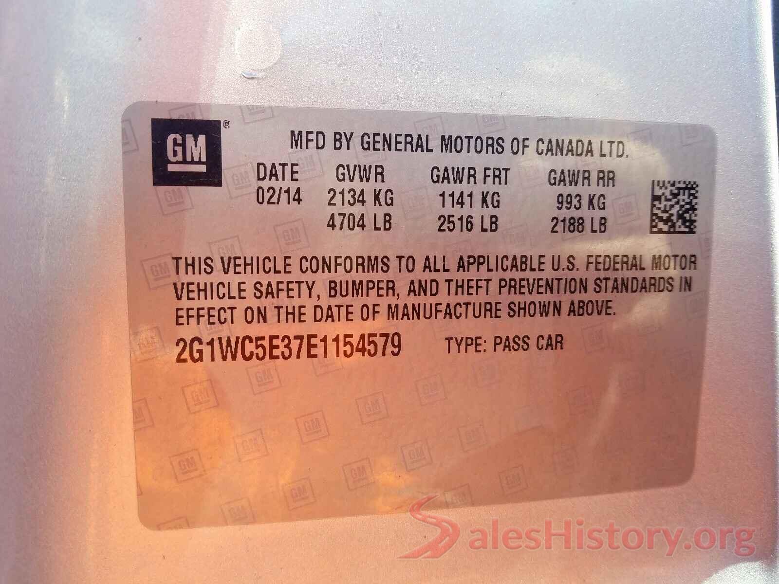 3FA6P0LU6KR109320 2014 CHEVROLET IMPALA