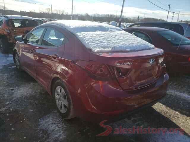 5NPDH4AE0GH729544 2016 HYUNDAI ELANTRA