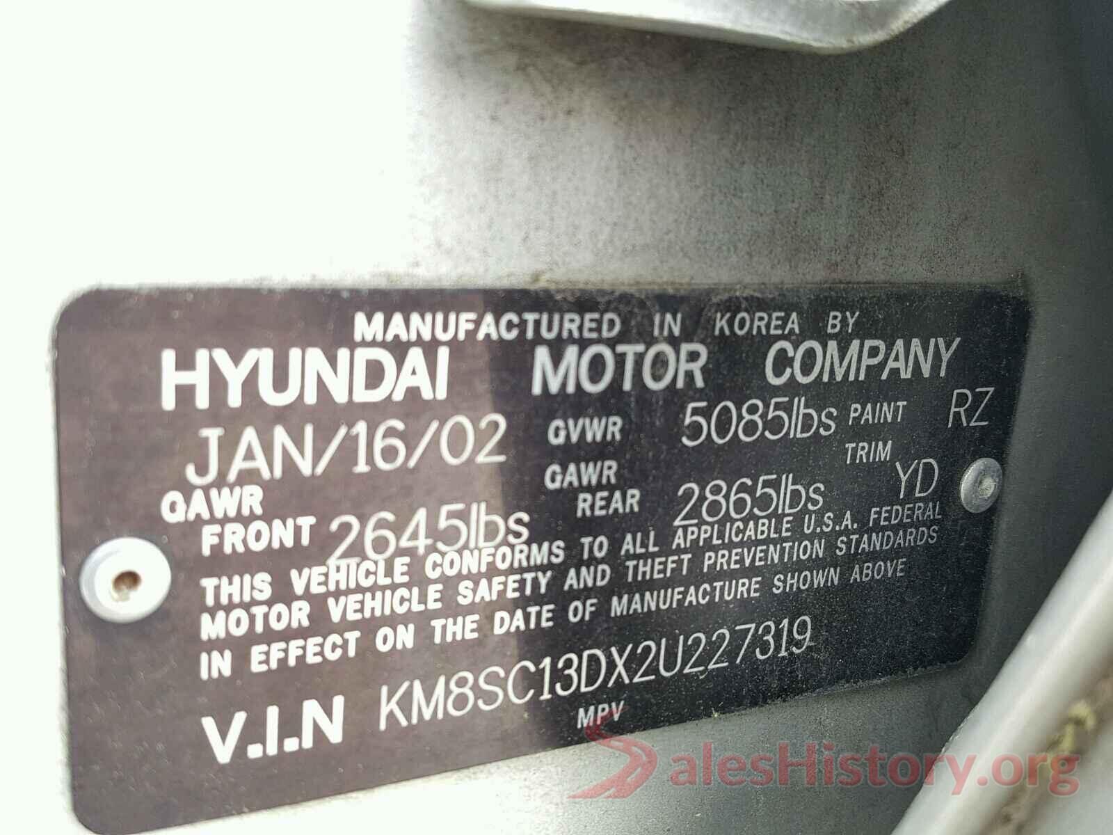 1N6BD0CTXGN787584 2002 HYUNDAI SANTA FE