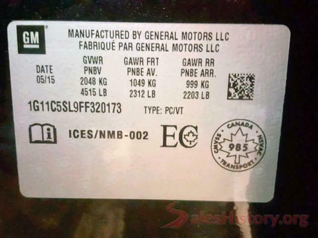 3FADP4BJ8GM120801 2015 CHEVROLET MALIBU