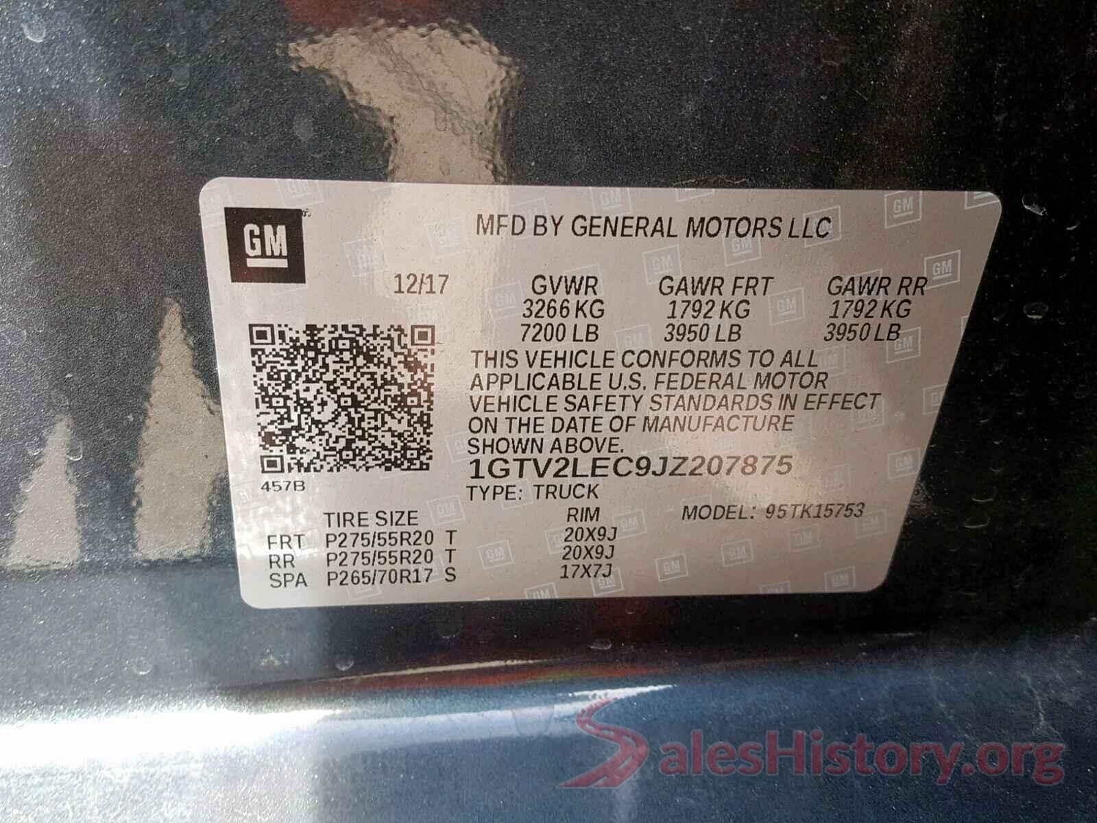 5NPE34AF7JH599068 2018 GMC SIERRA K15