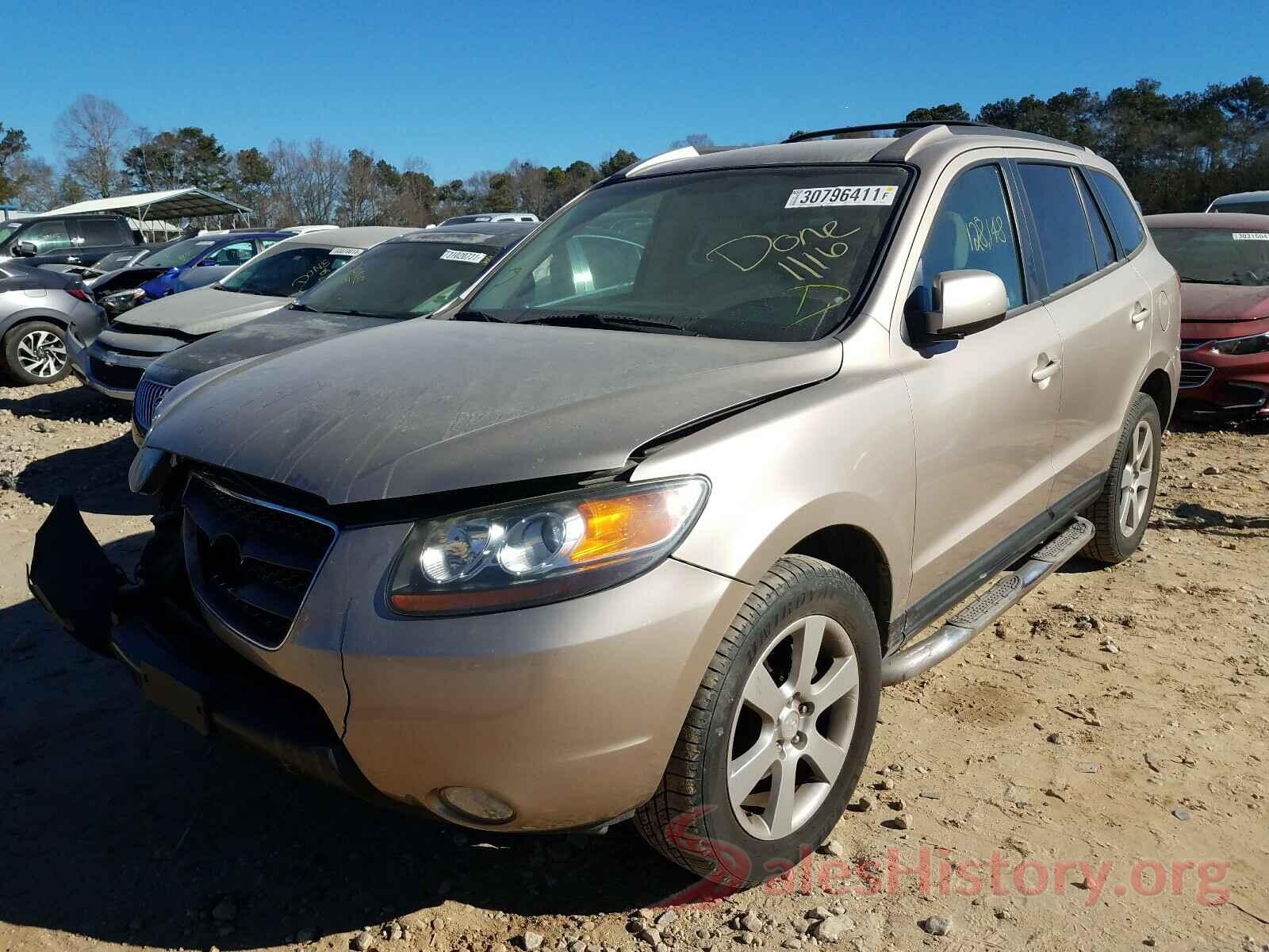 5TFAX5GN6KX141471 2007 HYUNDAI SANTA FE