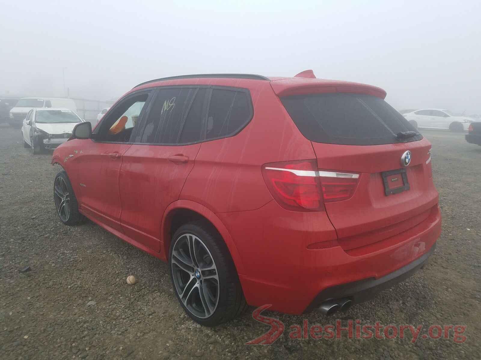 5UXWX7C31H0W39762 2017 BMW X3