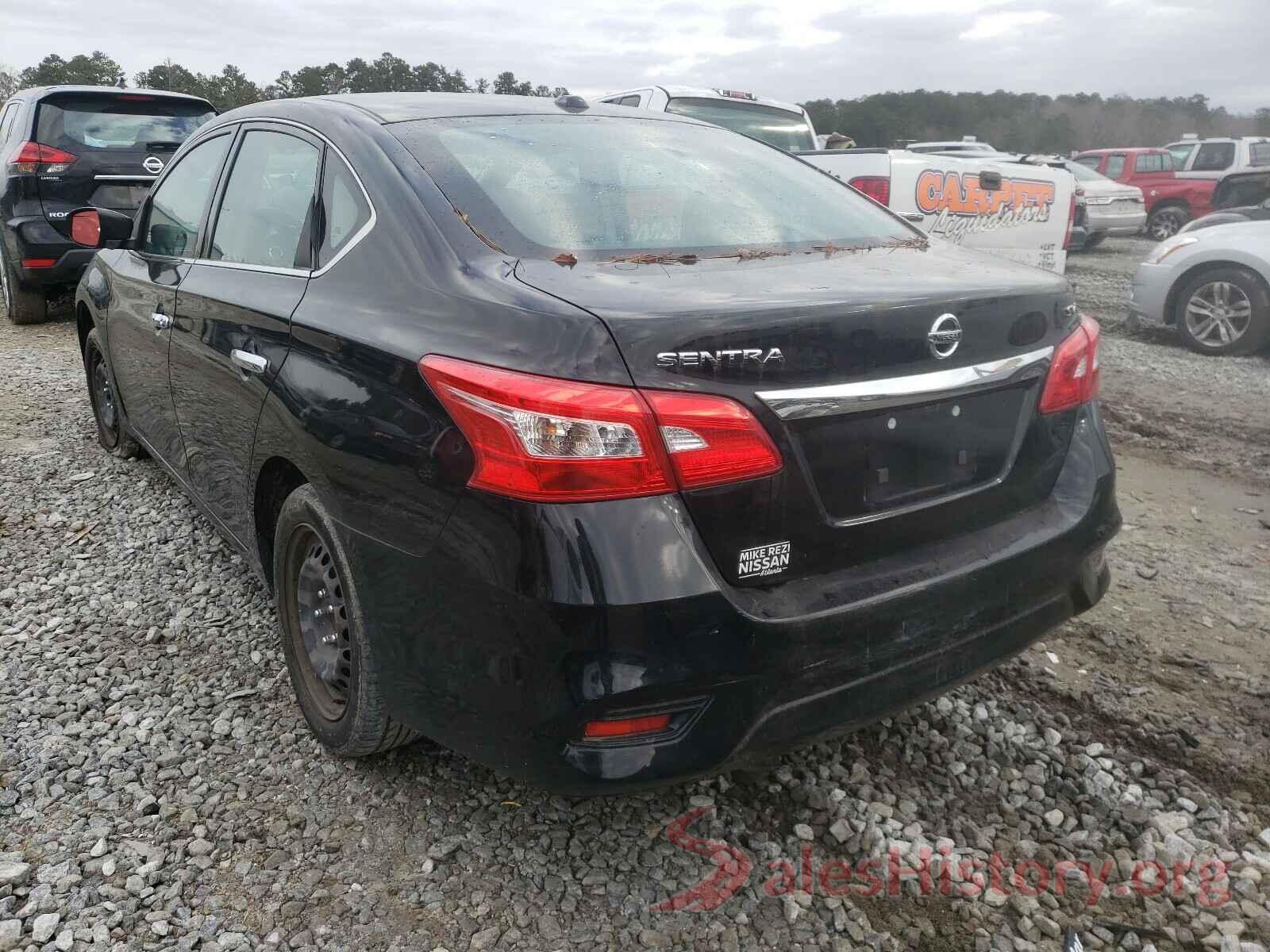 3N1AB7AP2HL668659 2017 NISSAN SENTRA