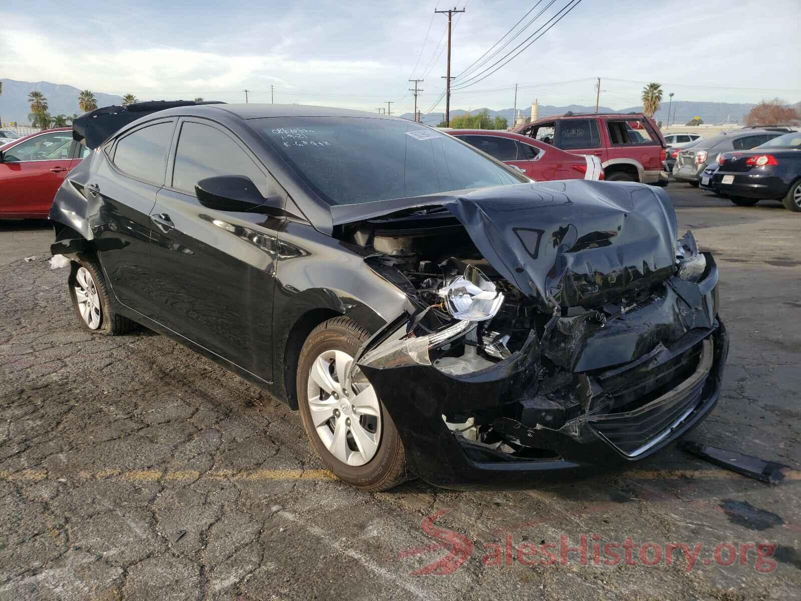 5NPDH4AE1GH767767 2016 HYUNDAI ELANTRA