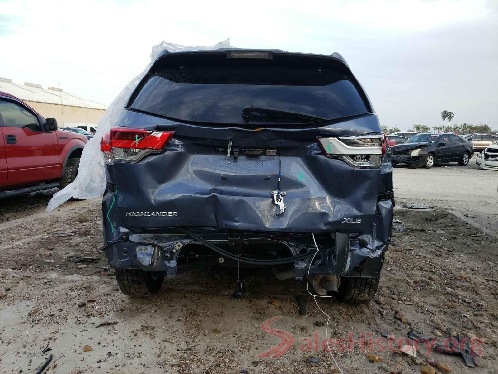 5TDKZRFH4KS349890 2019 TOYOTA HIGHLANDER