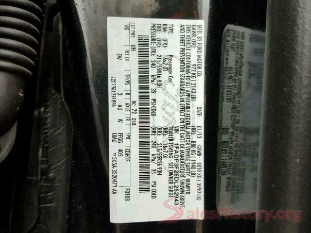 KNDJP3A50G7345879 2013 FORD FOCUS SE