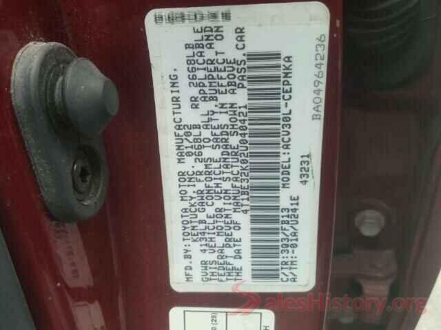 5YFEPRAE5LP013269 2002 TOYOTA CAMRY