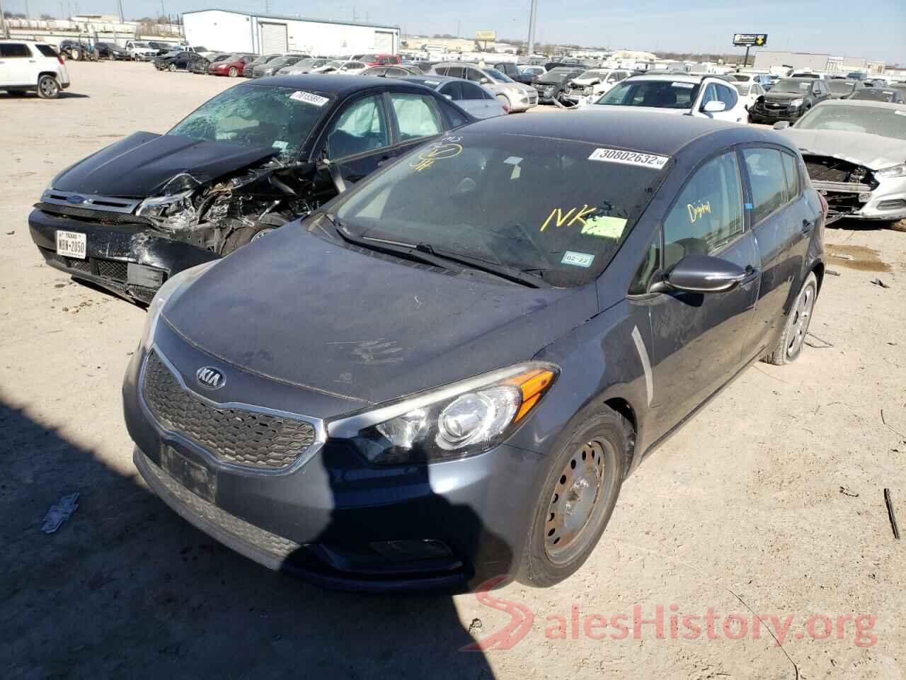 KNAFK5A88G5607778 2016 KIA FORTE