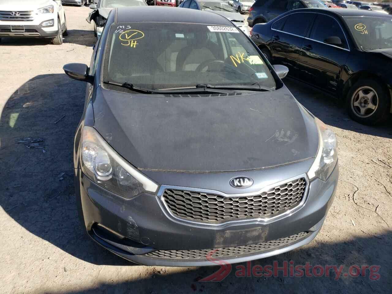 KNAFK5A88G5607778 2016 KIA FORTE