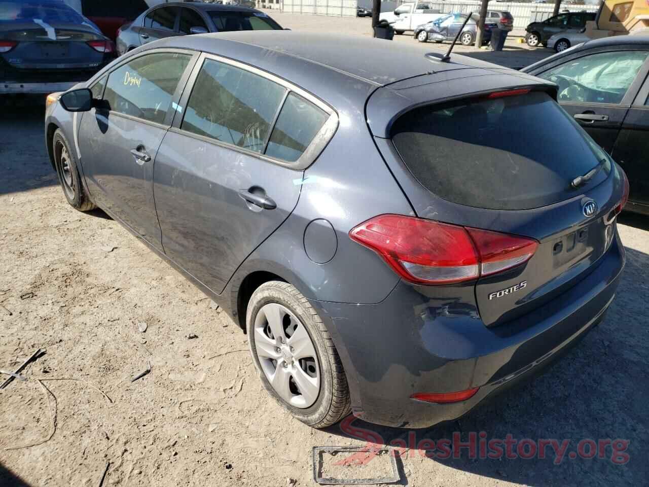 KNAFK5A88G5607778 2016 KIA FORTE