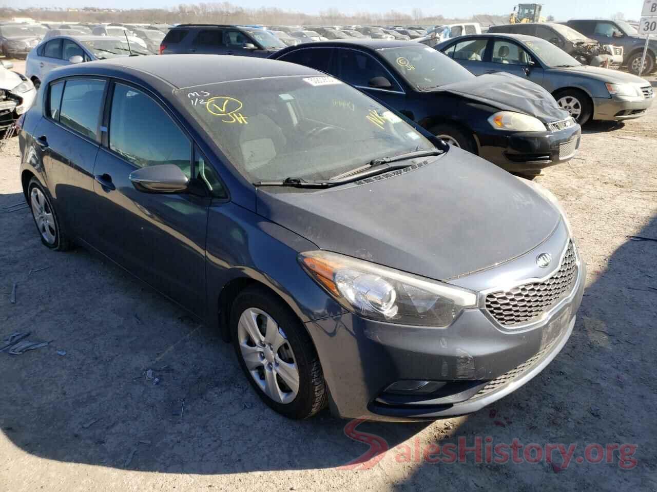 KNAFK5A88G5607778 2016 KIA FORTE