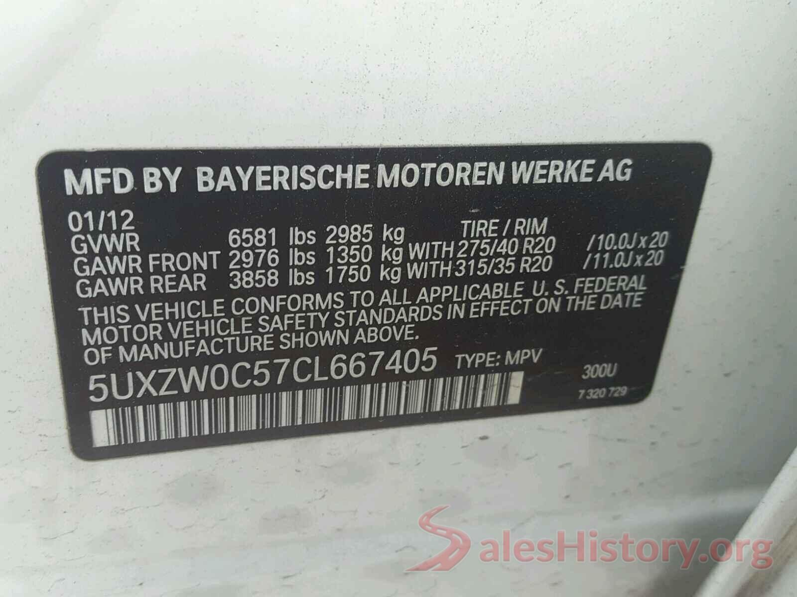 1N6AD0ER2GN770856 2012 BMW X5