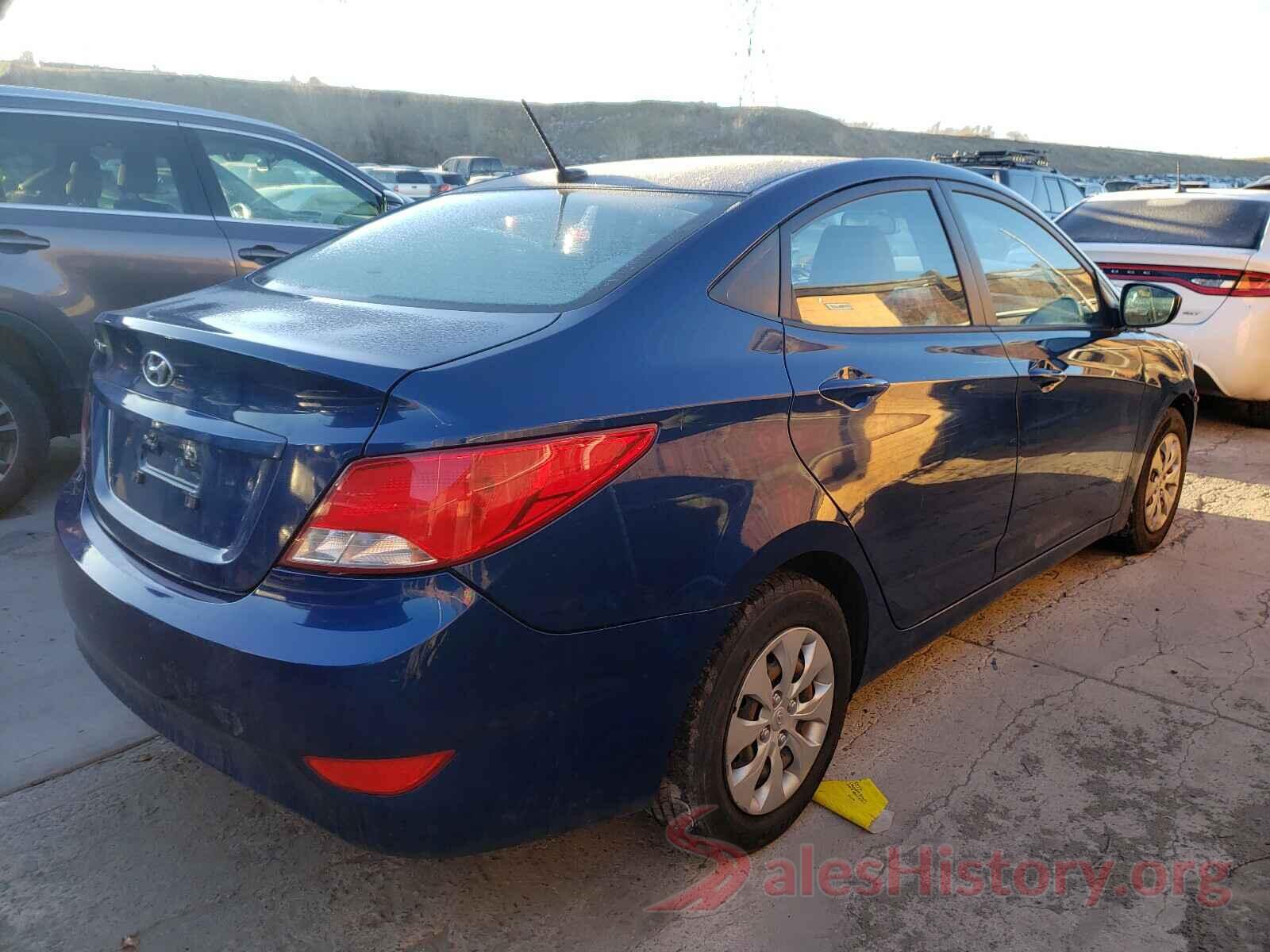 KMHCT4AE0GU011407 2016 HYUNDAI ACCENT