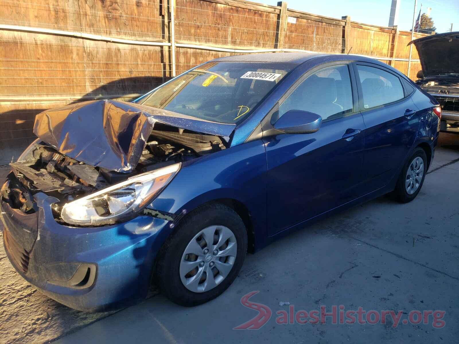 KMHCT4AE0GU011407 2016 HYUNDAI ACCENT