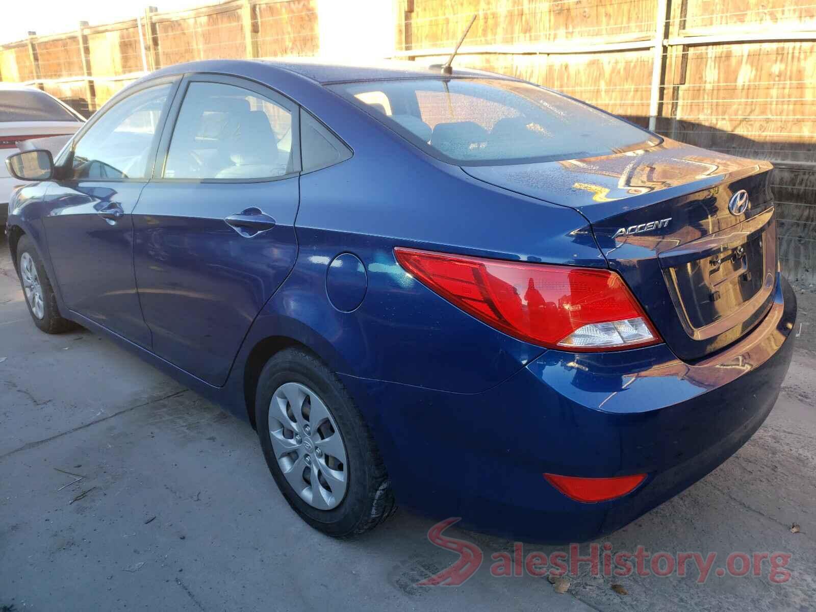 KMHCT4AE0GU011407 2016 HYUNDAI ACCENT