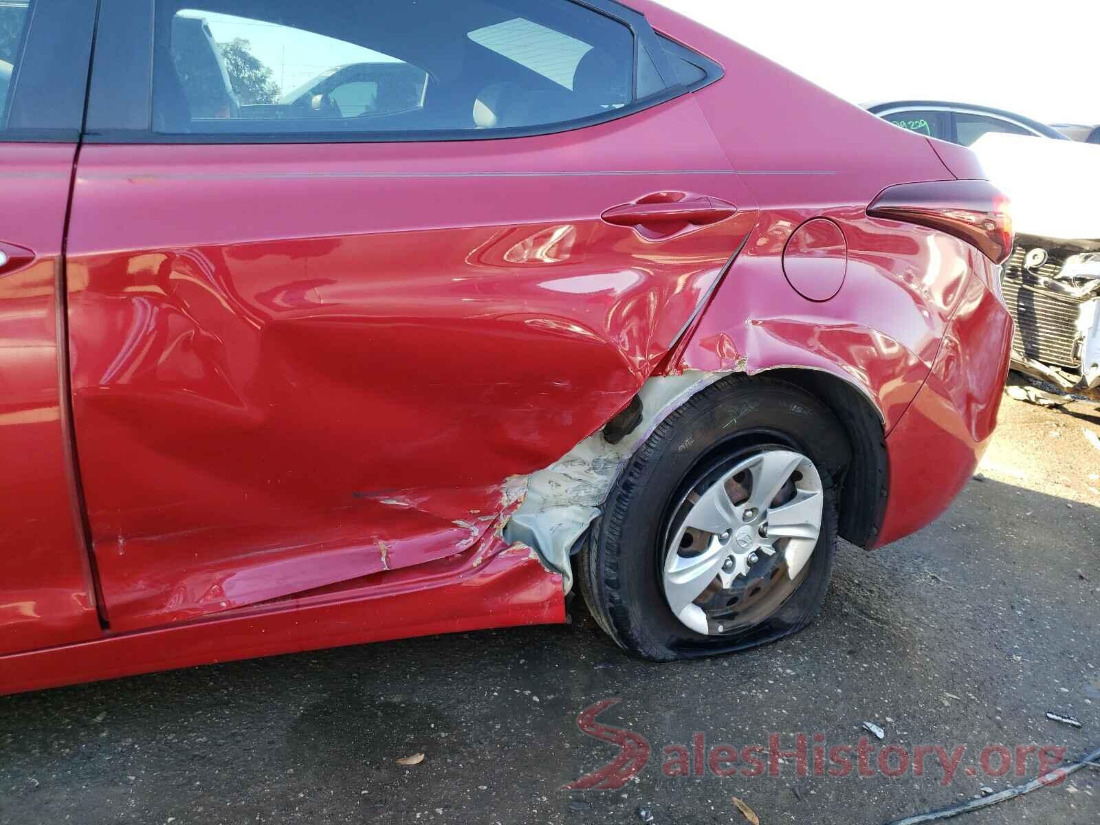 KMHDH4AE2GU512580 2016 HYUNDAI ELANTRA