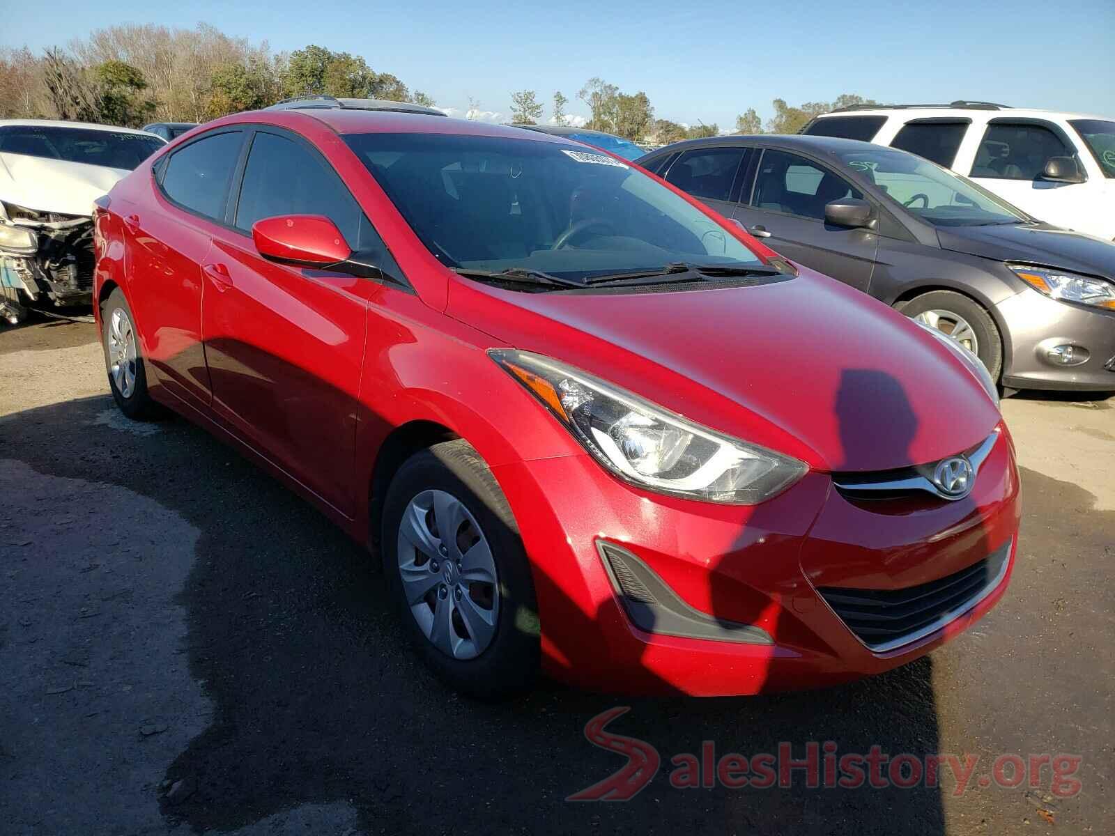 KMHDH4AE2GU512580 2016 HYUNDAI ELANTRA