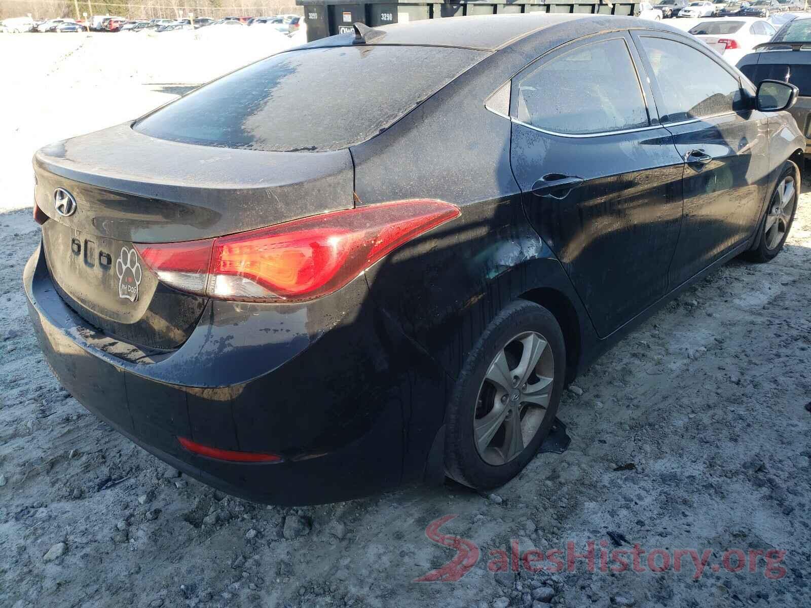 KMHDH4AEXGU503058 2016 HYUNDAI ELANTRA