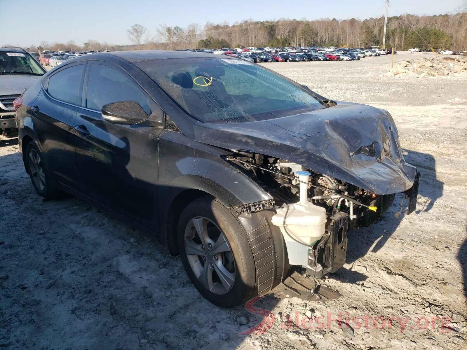 KMHDH4AEXGU503058 2016 HYUNDAI ELANTRA