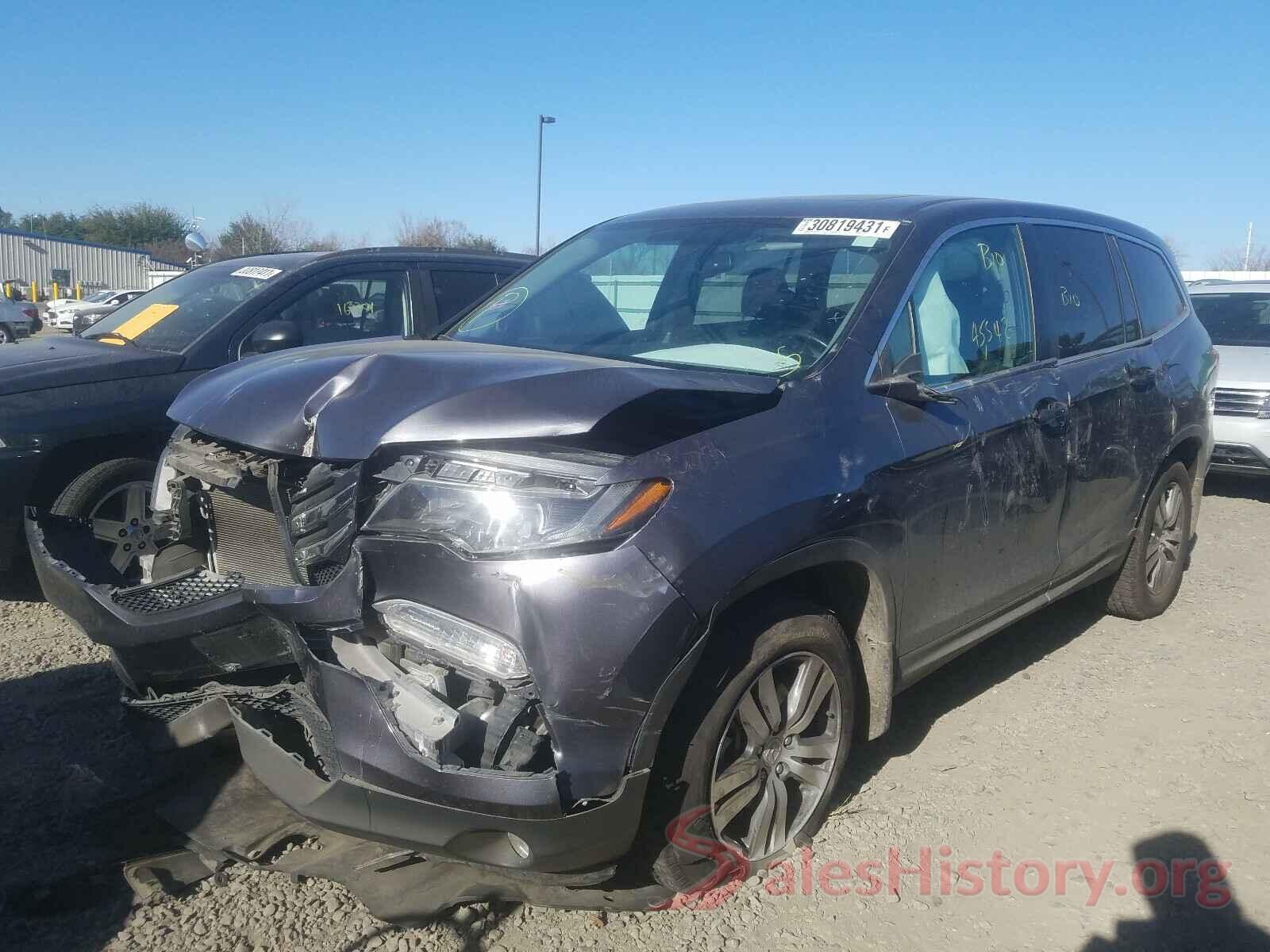 5FNYF5H58HB038037 2017 HONDA PILOT