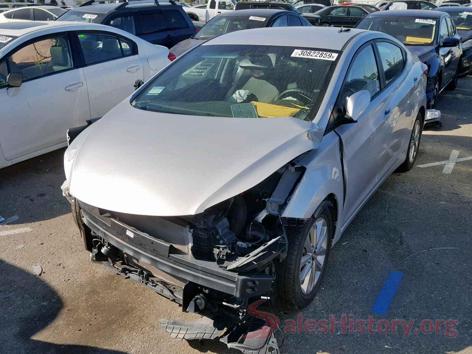 2T3K1RFV3KW012106 2016 HYUNDAI ELANTRA