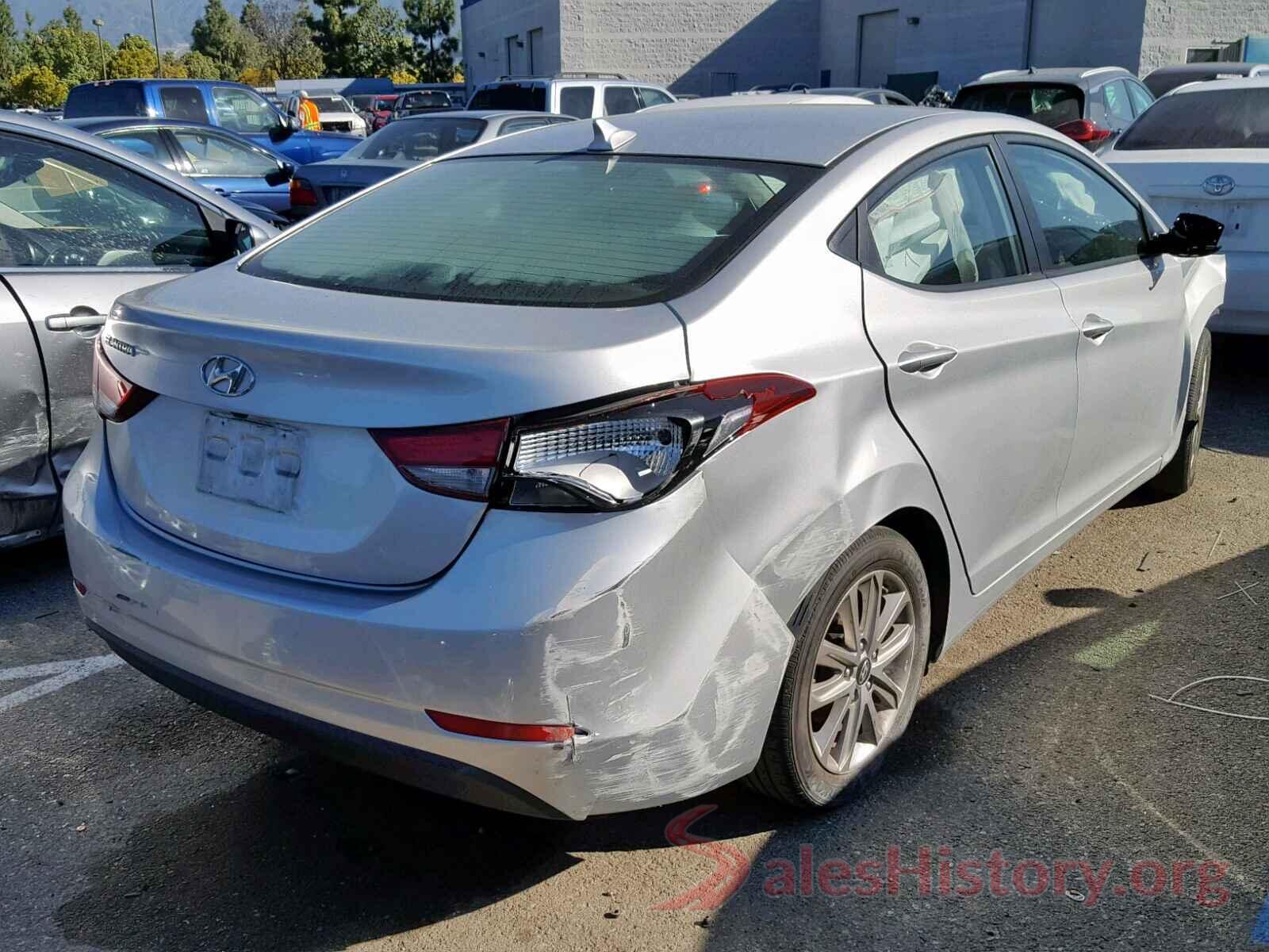 2T3K1RFV3KW012106 2016 HYUNDAI ELANTRA