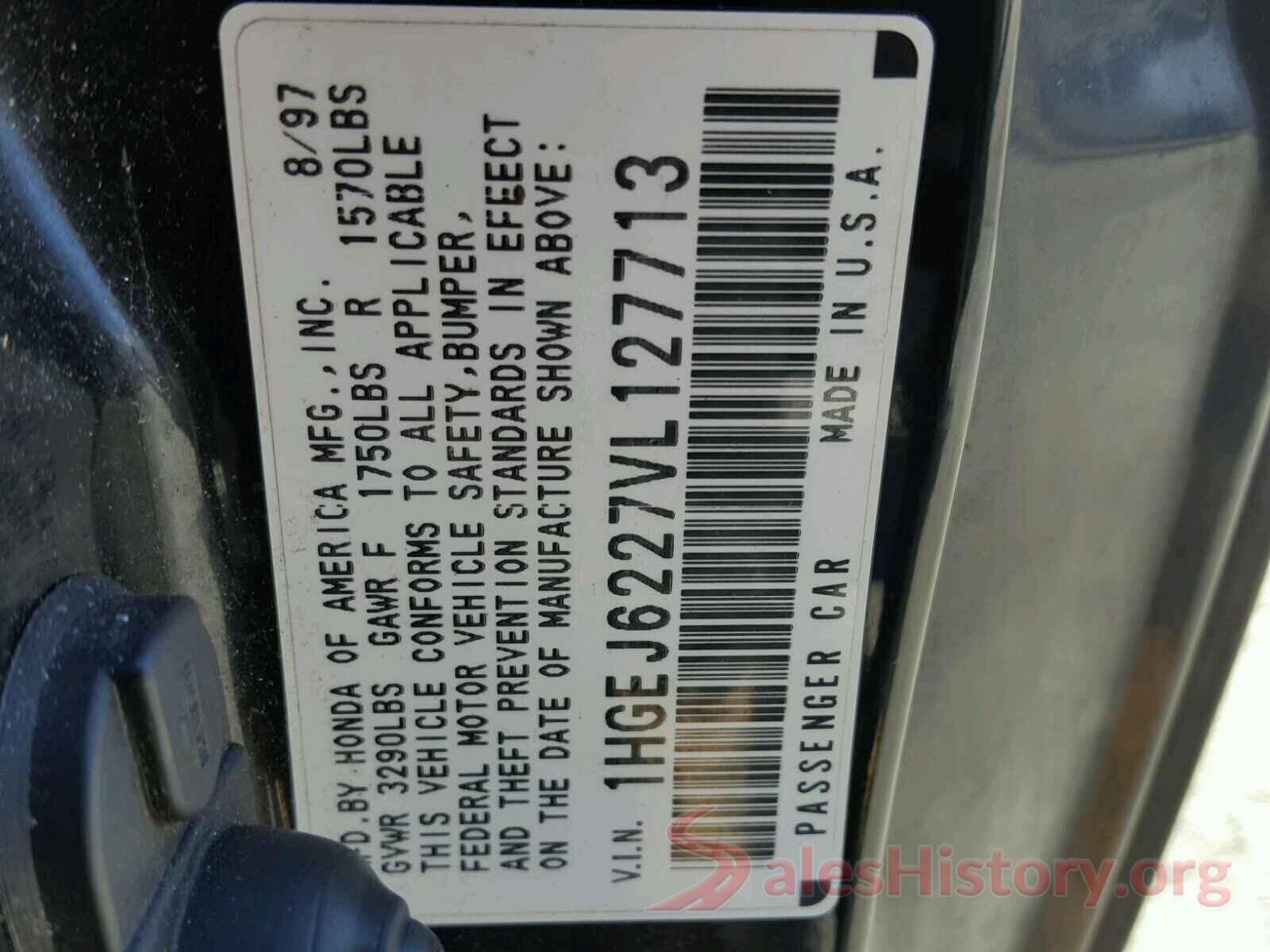 5FNRL5H39GB031849 1997 HONDA CIVIC