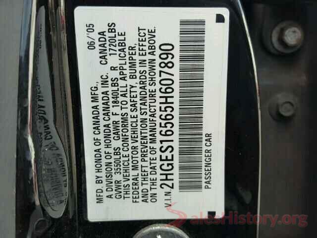 5NPE24AF0GH325934 2005 HONDA CIVIC