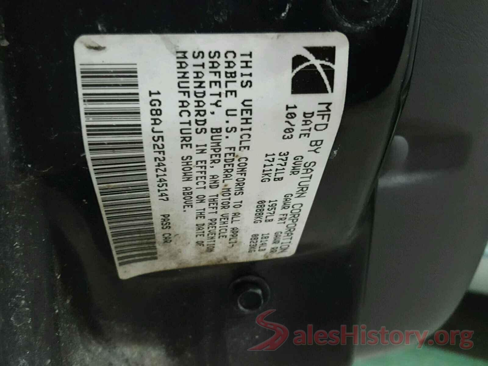 4T1B61HK3KU300268 2004 SATURN ION