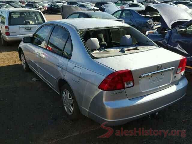 1N4AA6AP0HC443961 2003 HONDA CIVIC