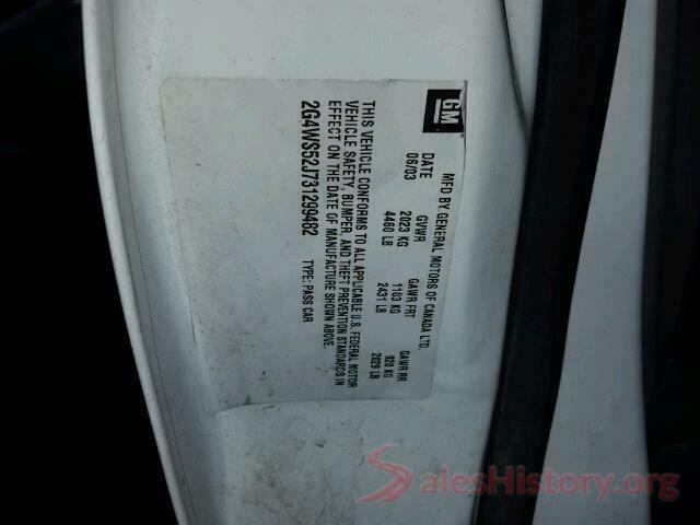 1FTER4FH2MLD02507 2003 BUICK CENTURY