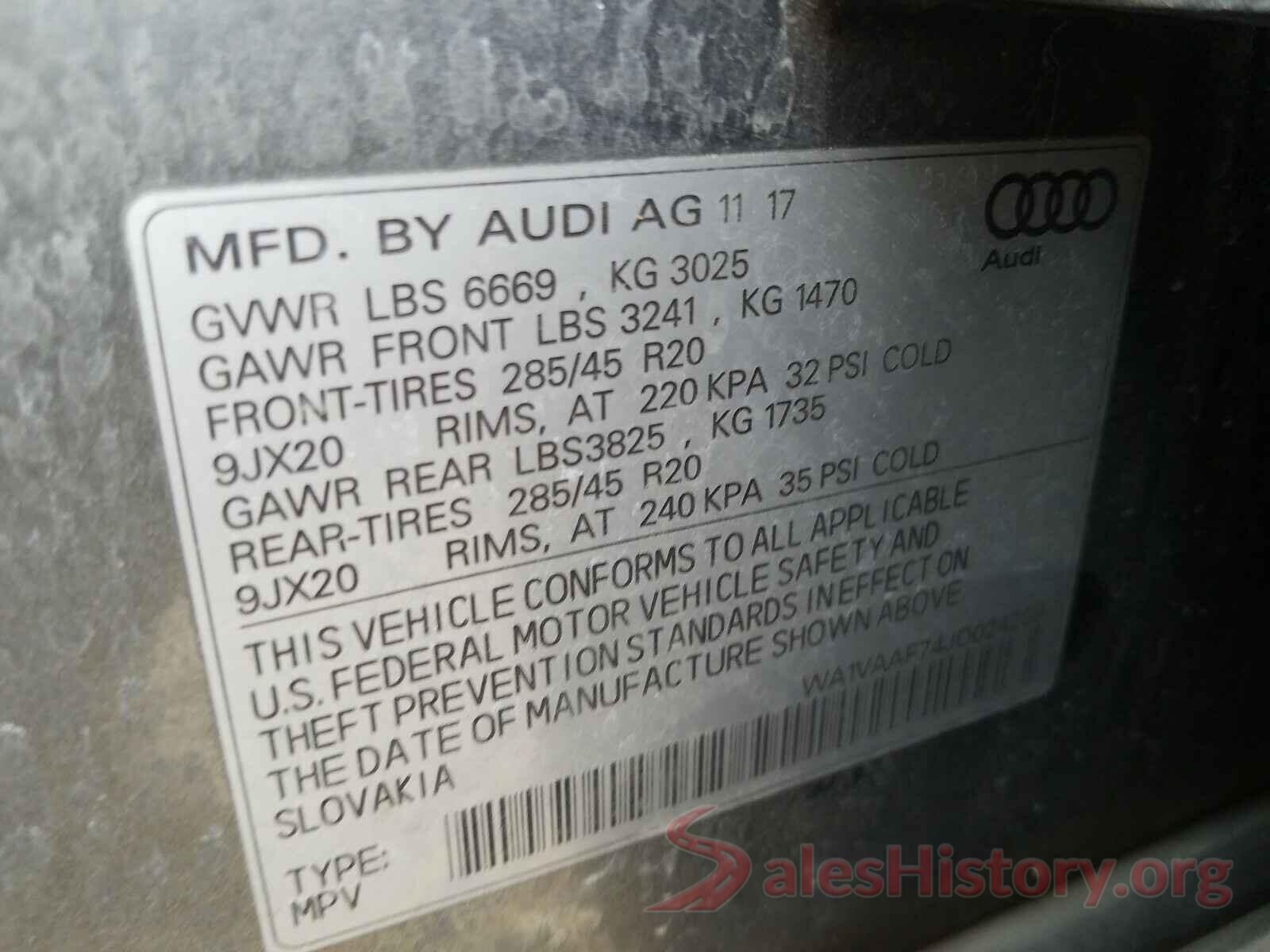 WA1VAAF74JD024206 2018 AUDI Q7