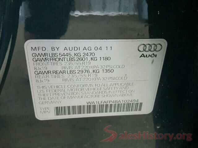 3GCPWCET9LG338384 2011 AUDI Q5