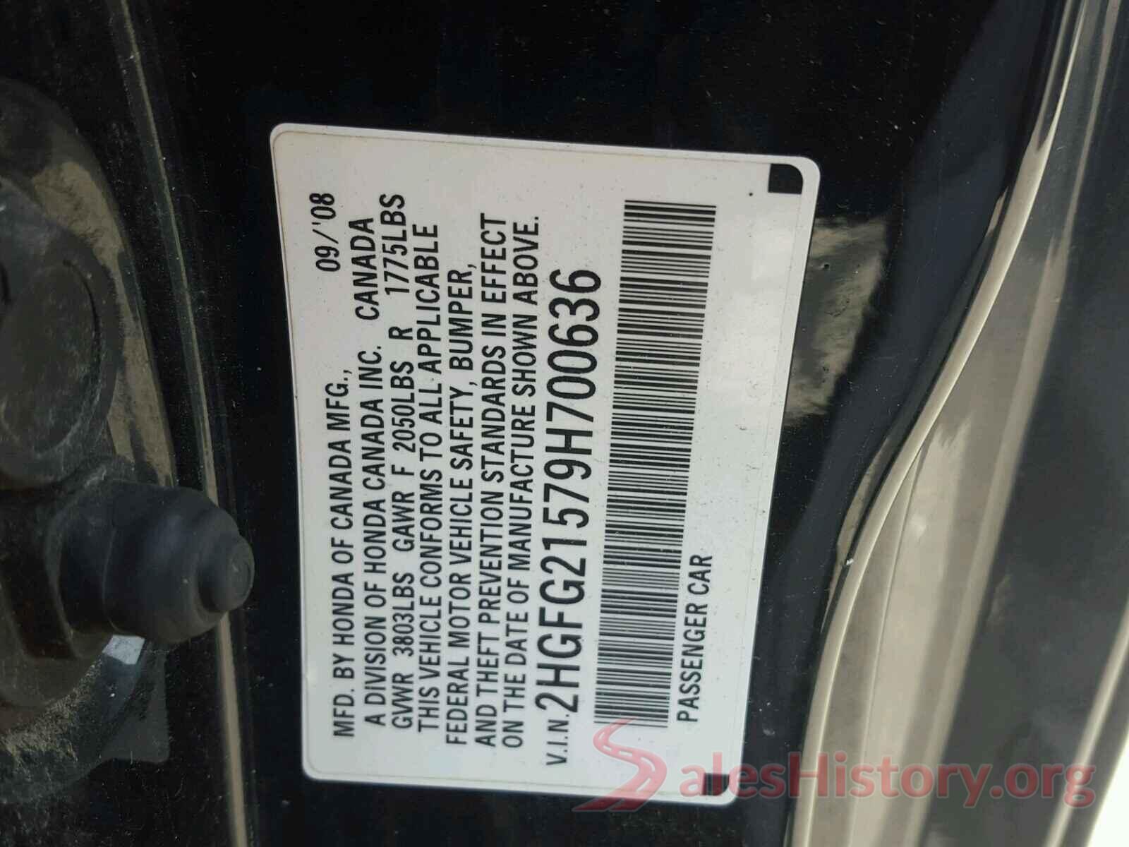 3N1AB7AP1JY305665 2009 HONDA CIVIC