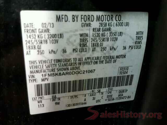 ML32F3FJ2HH003555 2013 FORD EXPLORER