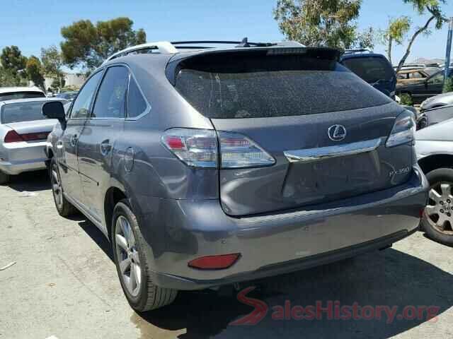 3VWG57BU3KM210436 2012 LEXUS RX350