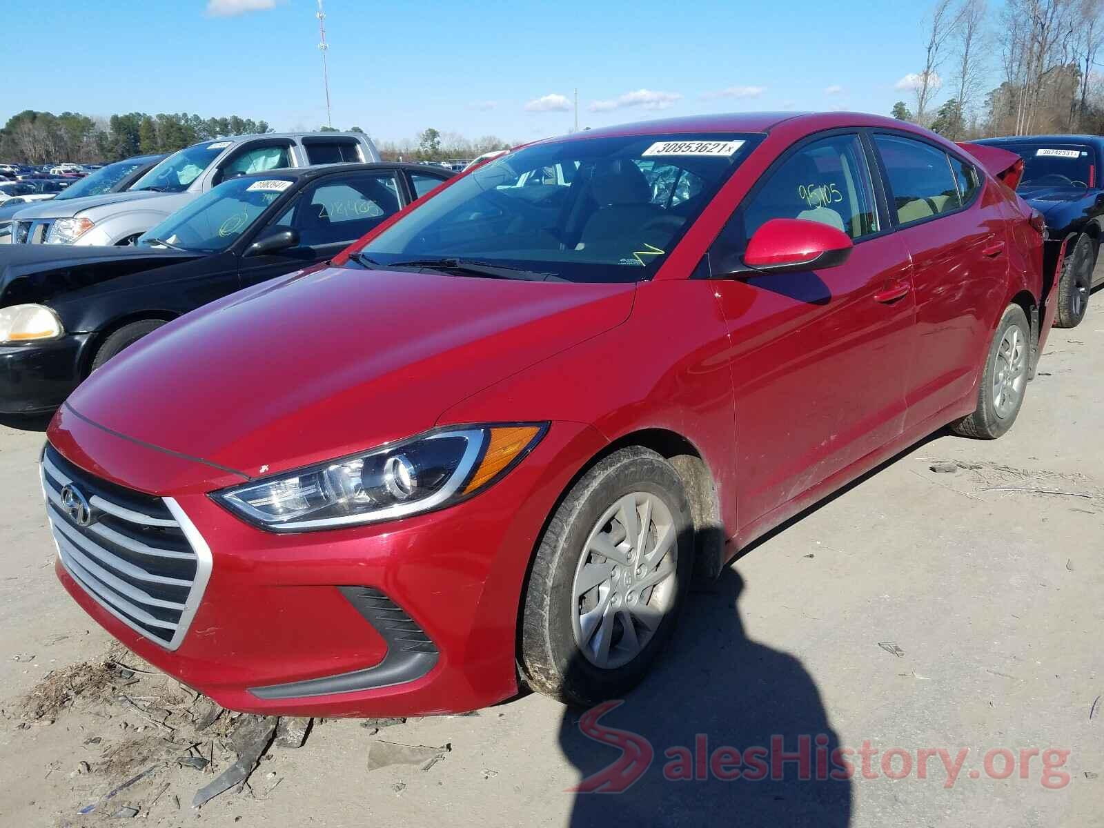 KMHD74LF9HU408016 2017 HYUNDAI ELANTRA