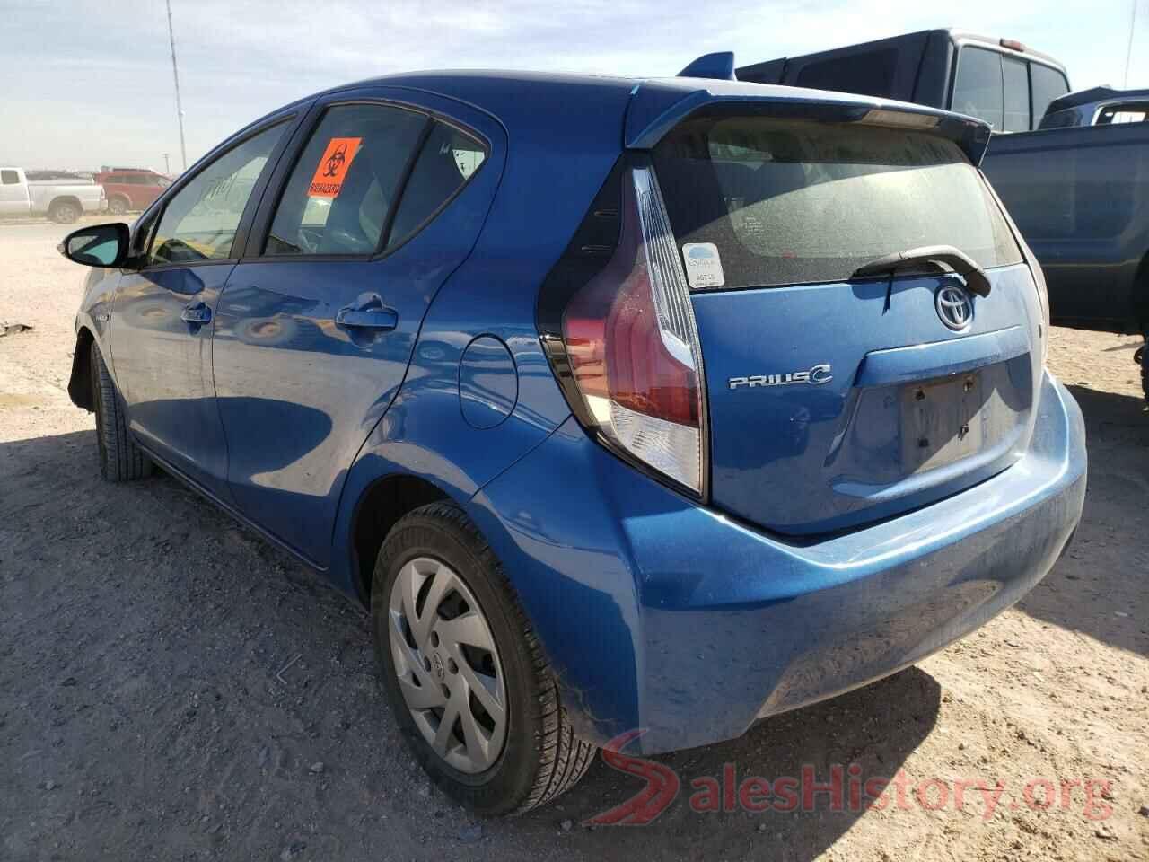 JTDKDTB37F1107362 2015 TOYOTA PRIUS