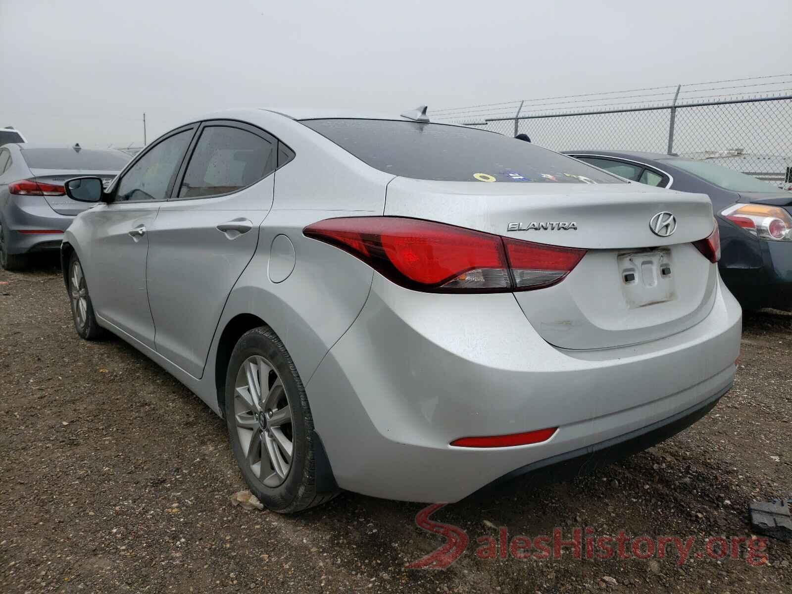 5NPDH4AE0GH703316 2016 HYUNDAI ELANTRA