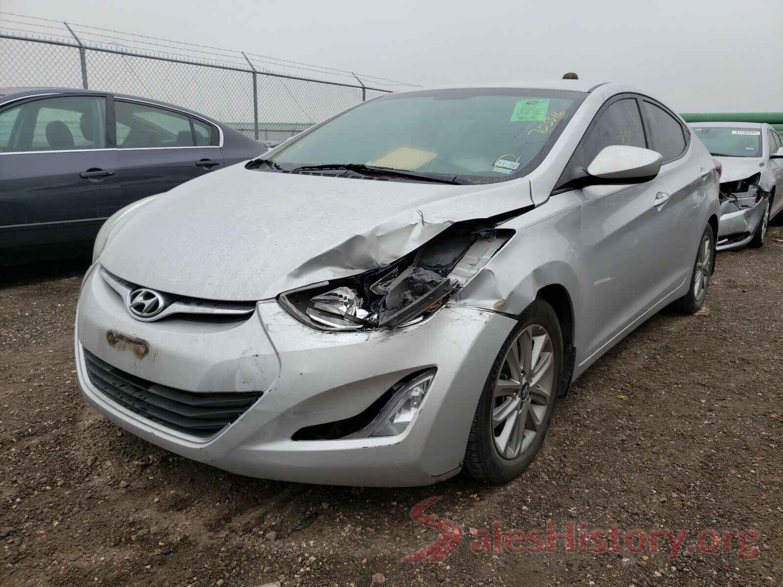 5NPDH4AE0GH703316 2016 HYUNDAI ELANTRA