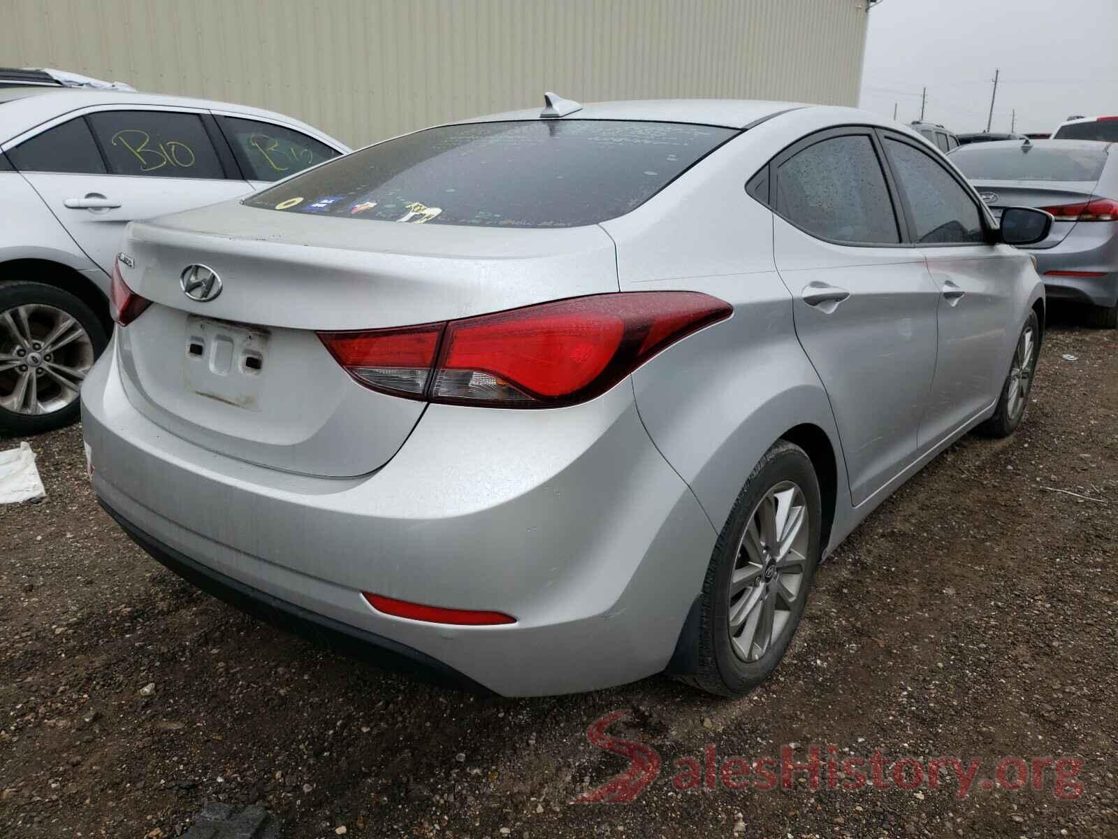 5NPDH4AE0GH703316 2016 HYUNDAI ELANTRA