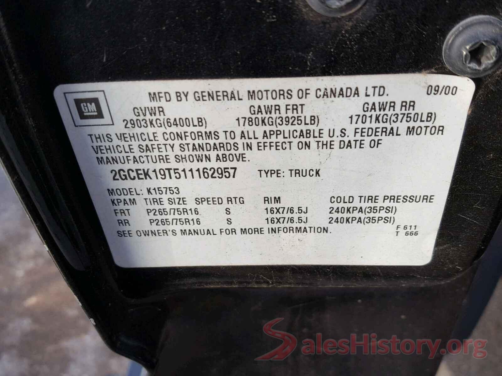 4T1G11AK3MU557710 2001 CHEVROLET SILVERADO