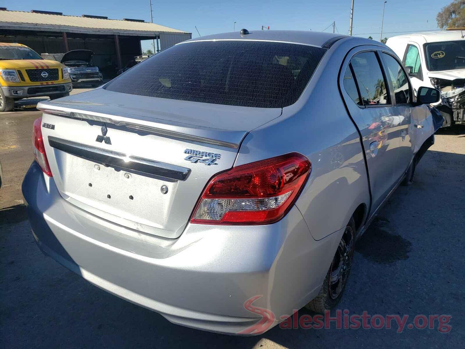 2T3ZFREV7JW445539 2019 MITSUBISHI MIRAGE