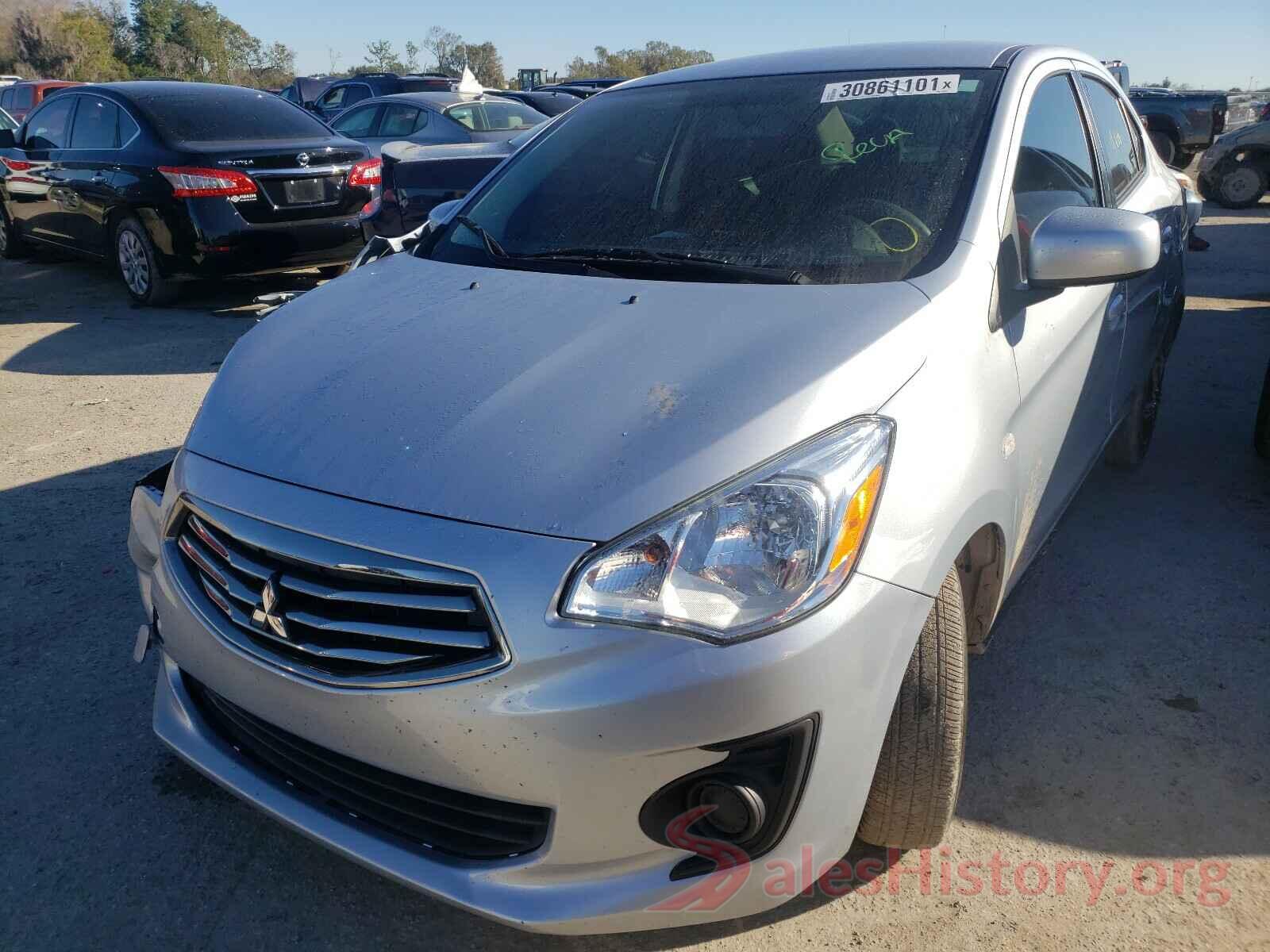 ML32F3FJ9KHF06574 2019 MITSUBISHI MIRAGE