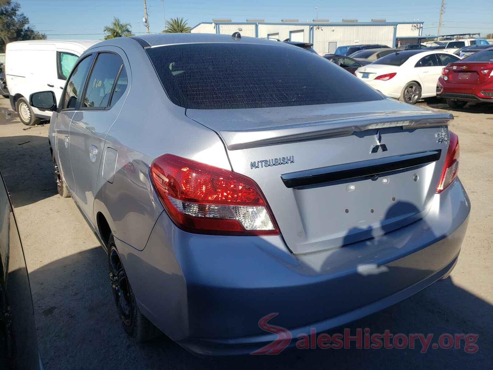 ML32F3FJ9KHF06574 2019 MITSUBISHI MIRAGE