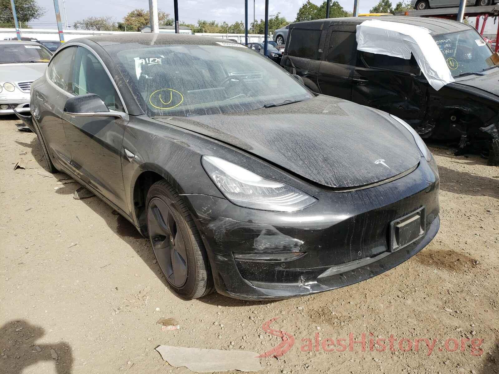 5YJ3E1EA2KF305803 2019 TESLA MODEL 3