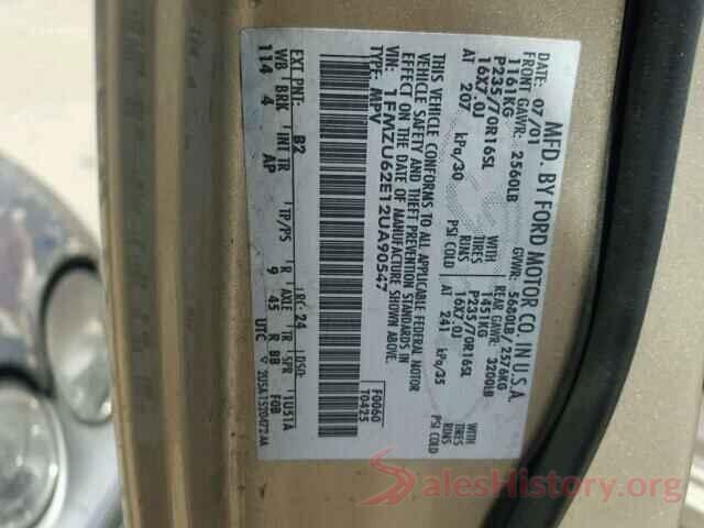 3VWC17AU7GM505686 2002 FORD EXPLORER