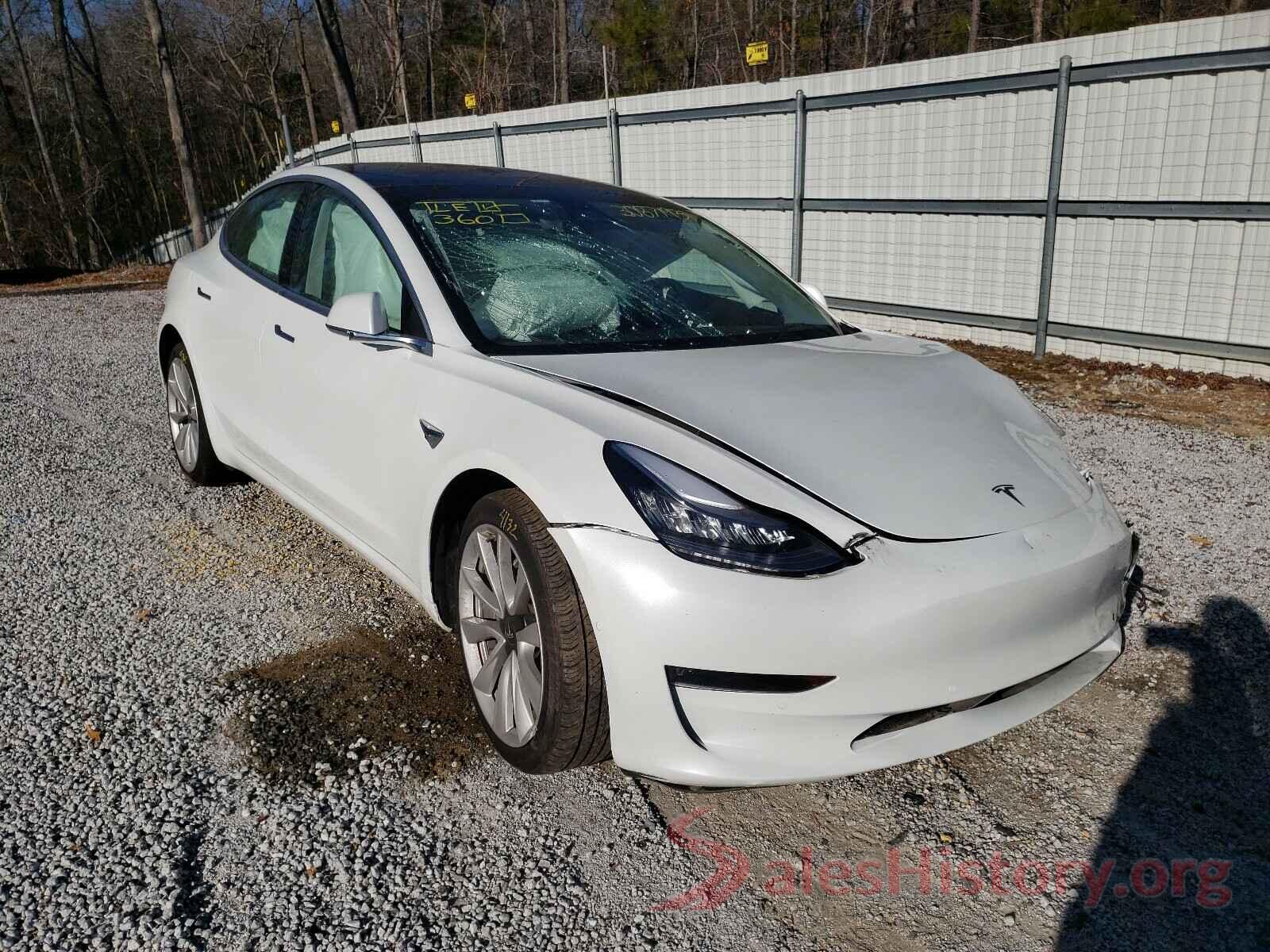 5YJ3E1EB0KF454655 2019 TESLA MODEL 3