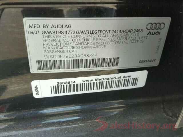 KM8J33A27GU021553 2008 AUDI A4